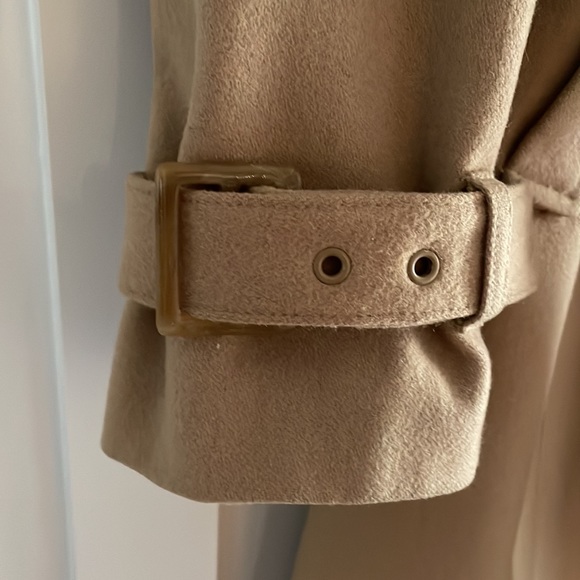 New York & Company double-breasted wool blend trench coat - Picture 4 of 7